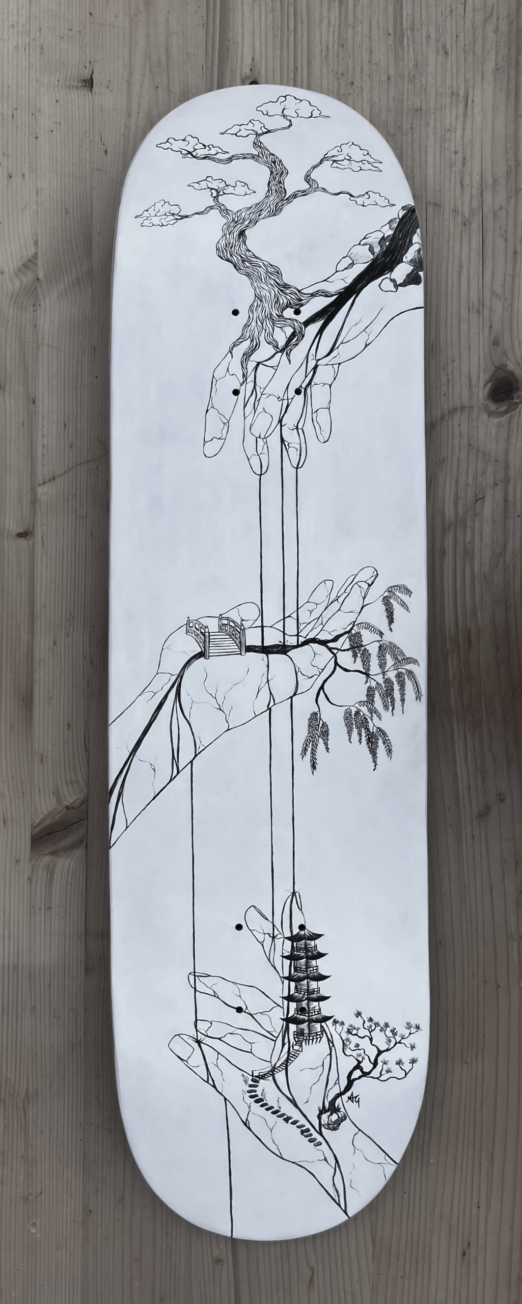 Flowing w wood